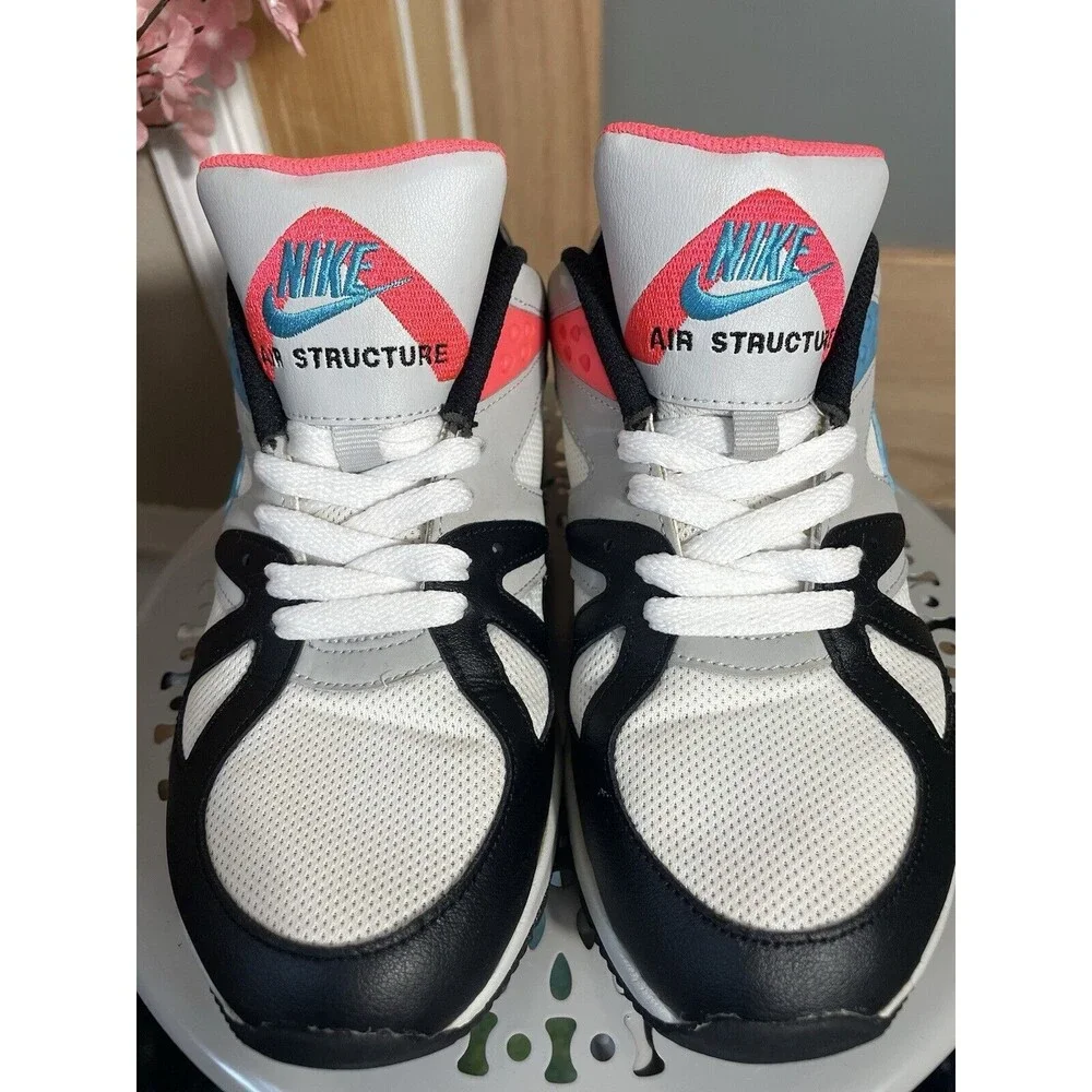 Nike Air Sneakers Retro Summit White Neo Teal Black US Size 5.5Y Athletic Shoes